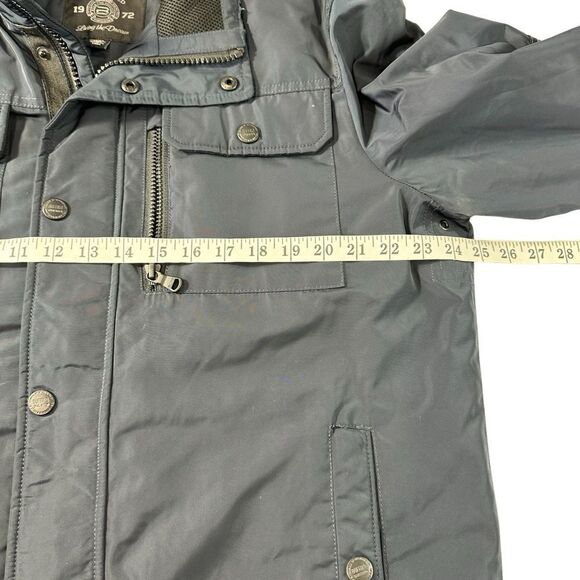 Buffalo by David Bitton Nylon Quilted Utility Jacket in Navy Blue, Large - Picture 10 of 13